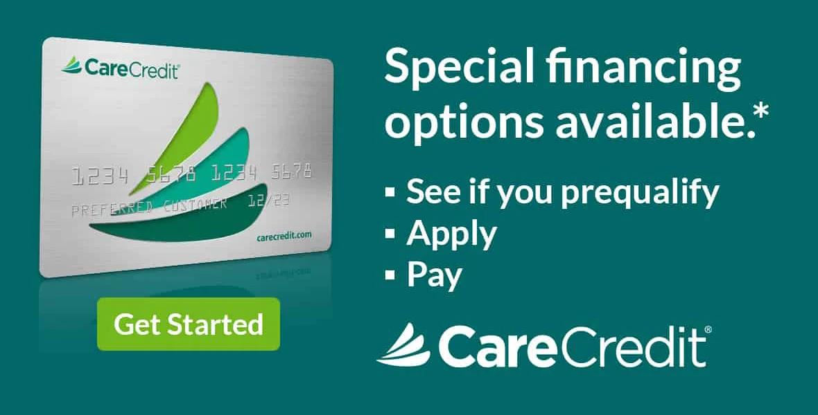 Flexible Financing button that says get started.
