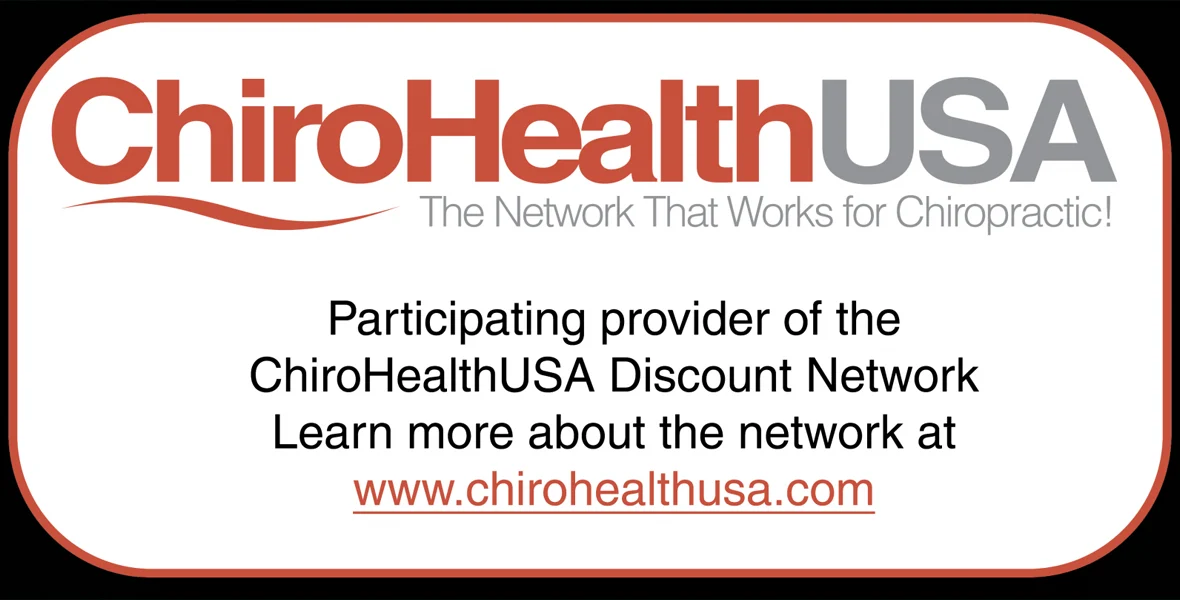 Chiro health USA logo that says, click here to learn more.
