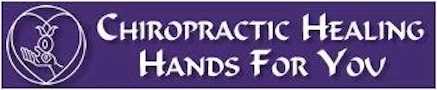 Chiropractic Healing Hands For You purple header logo.